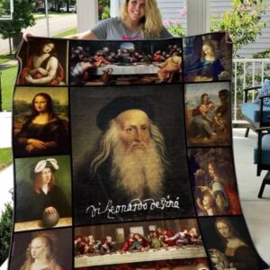 Leonardo Da Vinci Quilt Blanket Hvt070608  Quilt